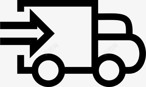 交货经销商订单图标svg_新图网 https://ixintu.com 交货 卡车 经销商 装运 订单 货车