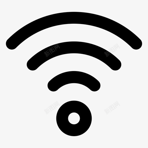 wifiwifi连接wifi点图标svg_新图网 https://ixintu.com wifi wifi点 wifi连接 基本线路