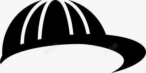 说唱歌手的帽子帽子时尚图标svg_新图网 https://ixintu.com 帽子 时尚 说唱歌手的帽子