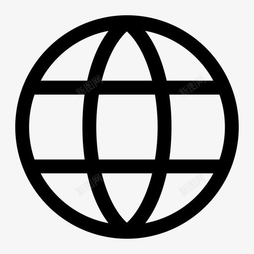 互联网地球地球地球网格图标svg_新图网 https://ixintu.com 世界 互联网 地球地球 地球网格