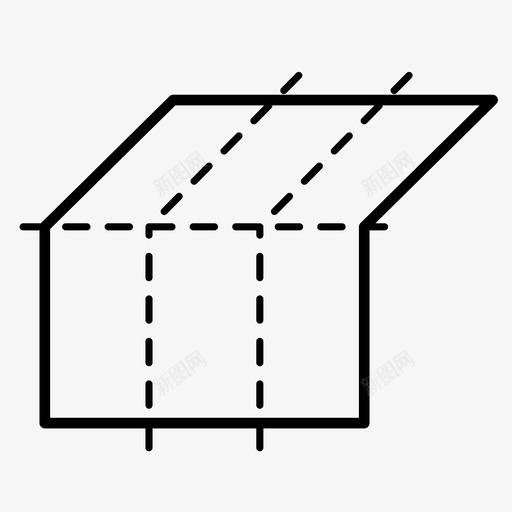 折叠地图折纸图标svg_新图网 https://ixintu.com 地图 折叠 折纸 纸张