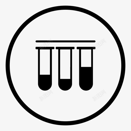 实验室化学研究图标svg_新图网 https://ixintu.com 化学 学校 实验室 研究 科学 科学1 试管