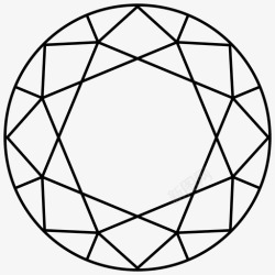 敬礼的漂亮的漂亮的钻石宝石珠宝图标高清图片