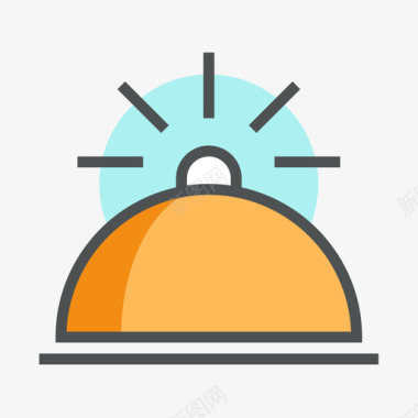 食物&器皿－盘子图标