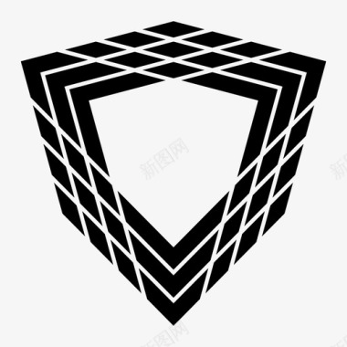 立方体抽象资产图标图标