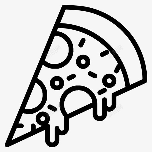披萨片奶酪披萨快餐图标svg_新图网 https://ixintu.com 奶酪披萨 快餐 披萨片 派对收藏