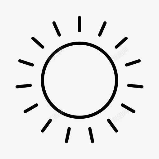夏季气候炎热图标svg_新图网 https://ixintu.com 四季分明 夏季 气候 潮湿 炎热