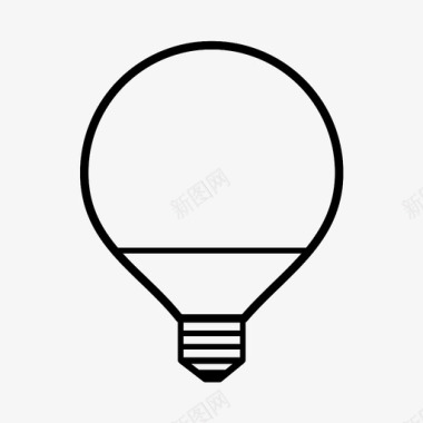 气球灯泡照明灯图标图标