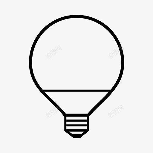 气球灯泡照明灯图标svg_新图网 https://ixintu.com 插头 气球灯泡 灯 灯泡 照明
