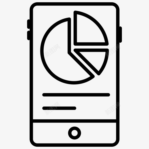 移动分析数据分析互联网和数字营销线图标svg_新图网 https://ixintu.com 互联网和数字营销线图标 数据分析 移动分析