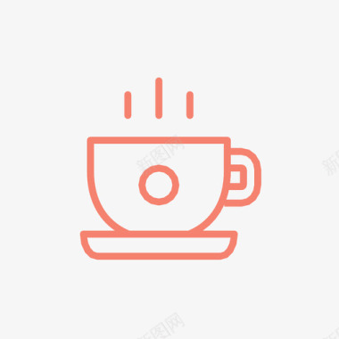 热饮美式咖啡热咖啡图标图标