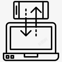 在线广告网络传输数据共享数字营销图标高清图片