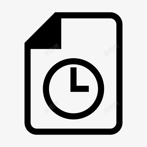 时间表过期历史记录图标svg_新图网 https://ixintu.com 任务 历史记录 日志 时间表 记录 过期