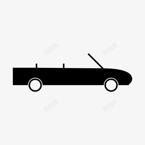 汽车敞篷车司机图标svg_新图网 https://ixintu.com 交通工具 司机 敞篷车 汽车 车辆