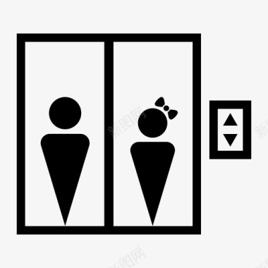 电梯楼下楼上图标图标