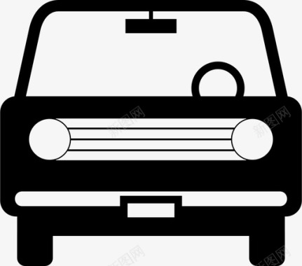 皮卡汽车运输图标图标