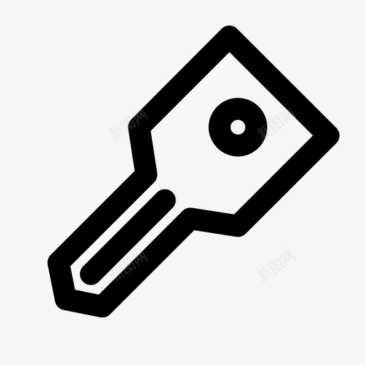 钥匙上锁挂锁图标svg_新图网 https://ixintu.com 上锁 基本粗体 安全 挂锁 电源 钥匙