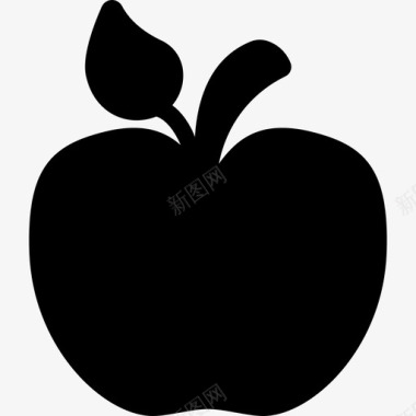 少叶苹果食品生态图标图标