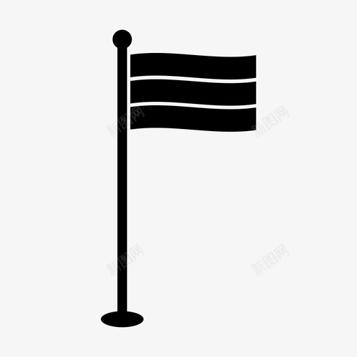 旗帜自由奥林匹克图标svg_新图网 https://ixintu.com 和平 奥林匹克 投降 旗帜 旗帜铭文 自由