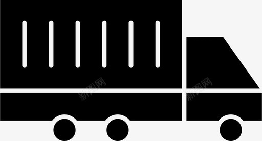 卡车货物运输工具图标图标