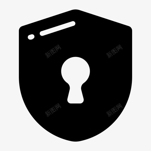 锁保护安全屏蔽图标svg_新图网 https://ixintu.com 互联网安全环 安全 屏蔽 锁保护