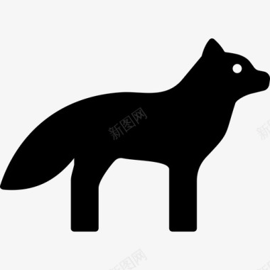 狐狸动物北极图标图标