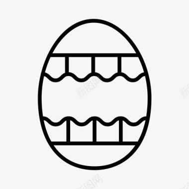 复活节彩蛋庆祝节日图标图标