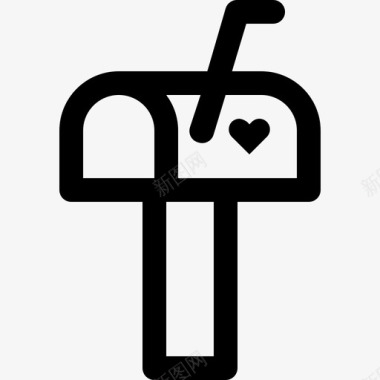邮箱爱情浪漫图标图标