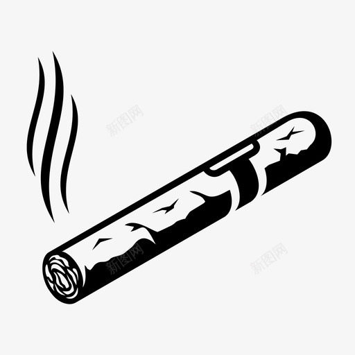 哈瓦那雪茄烟草图标svg_新图网 https://ixintu.com 哈瓦那雪茄 烟草
