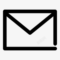 普通模版信封信件邮件图标高清图片