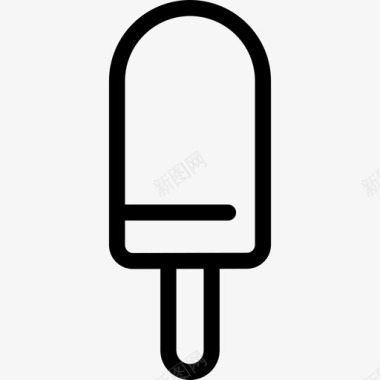 冰淇淋棒食品糖果店图标图标