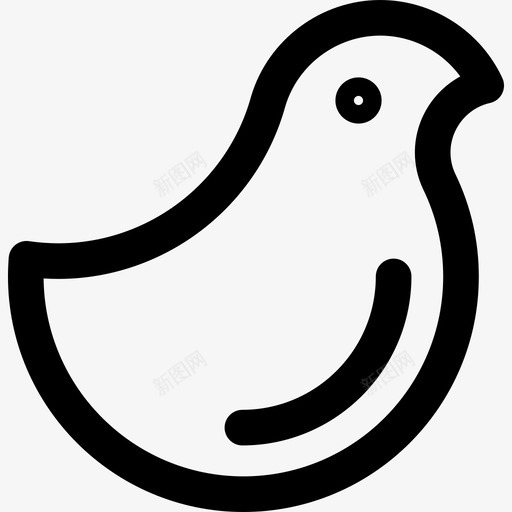 圆鸽子动物完美的搭配图标svg_新图网 https://ixintu.com 动物 圆鸽子 完美的搭配