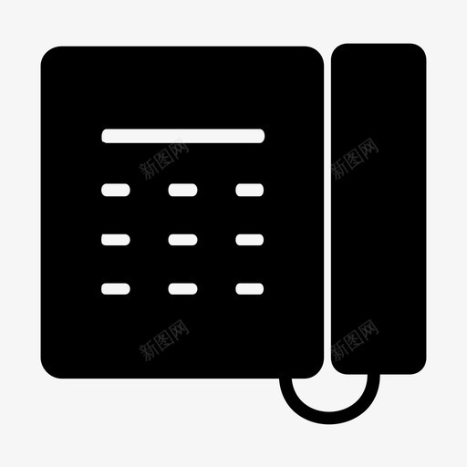 电话通讯移动电话图标svg_新图网 https://ixintu.com 电话 移动电话 通讯