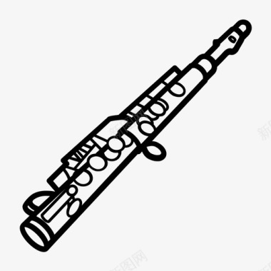 单簧管古典长笛图标图标