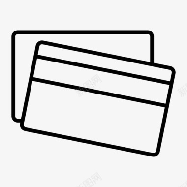 购物卡信用卡商业图标图标