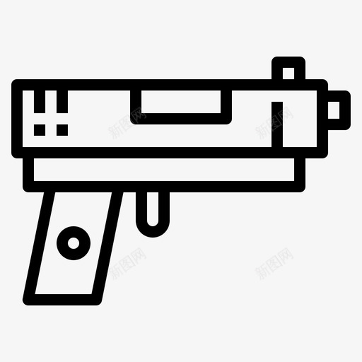 枪玩具玩具枪图标svg_新图网 https://ixintu.com 枪 武器 玩具 玩具枪