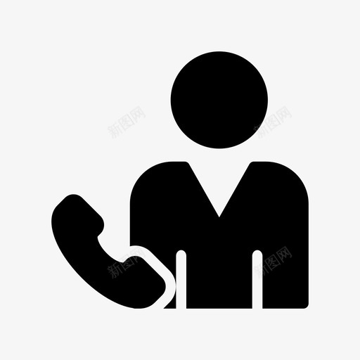 支持呼叫开发图标svg_新图网 https://ixintu.com 业务glyphs第11卷 呼叫 开发 支持 服务 用户