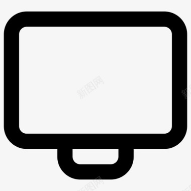 电视平板电视等离子电视图标图标