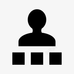 组织结构和用户管理经理管理员管理人员图标高清图片