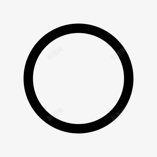 圆圆形状简单圆图标svg_新图网 https://ixintu.com 圆 圆形状 基础知识 简单圆
