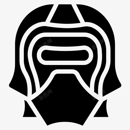 kyloren角色电影图标svg_新图网 https://ixintu.com kyloren 电影 电影3solid 角色