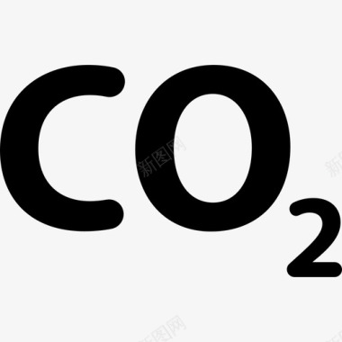 二氧化碳配方自然生态图标图标