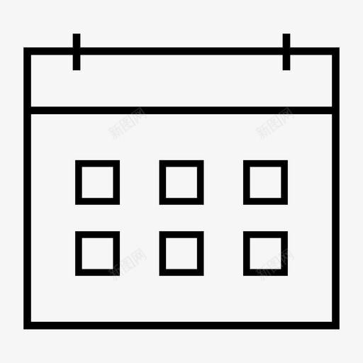 日历约会确定图标svg_新图网 https://ixintu.com 决定 日历 日期 月份 确定 约会