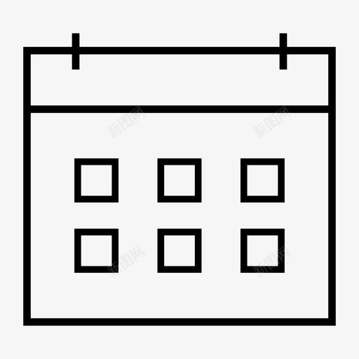 日历约会确定图标svg_新图网 https://ixintu.com 决定 日历 日期 月份 确定 约会