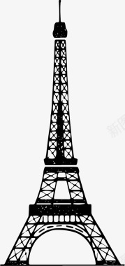 埃菲尔铁塔法国纪念碑图标图标