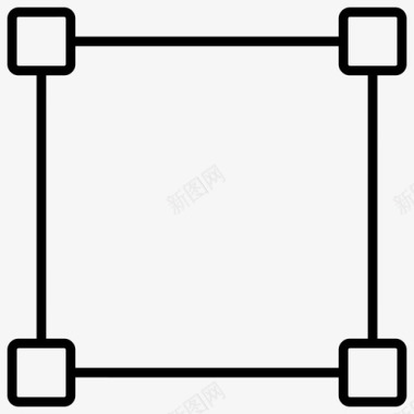 画正方形绘图平面应用程序薄图标图标