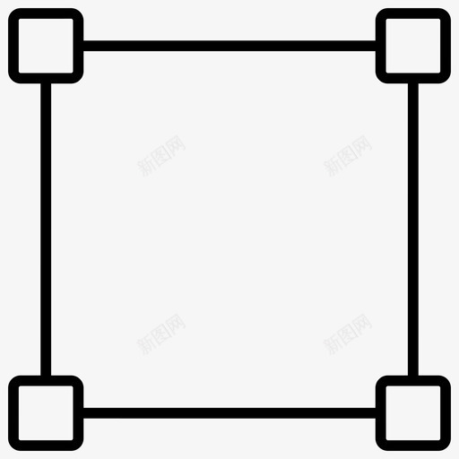 画正方形绘图平面应用程序薄图标svg_新图网 https://ixintu.com 平面设计应用程序薄 画正方形 绘图