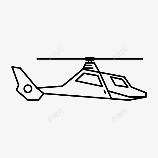 直升机飞行天空图标svg_新图网 https://ixintu.com 天空 直升机 运输 飞行