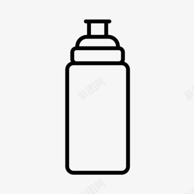 水瓶饮料运动图标图标