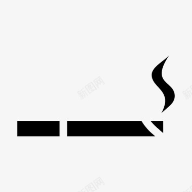 吸烟吸烟室图标图标